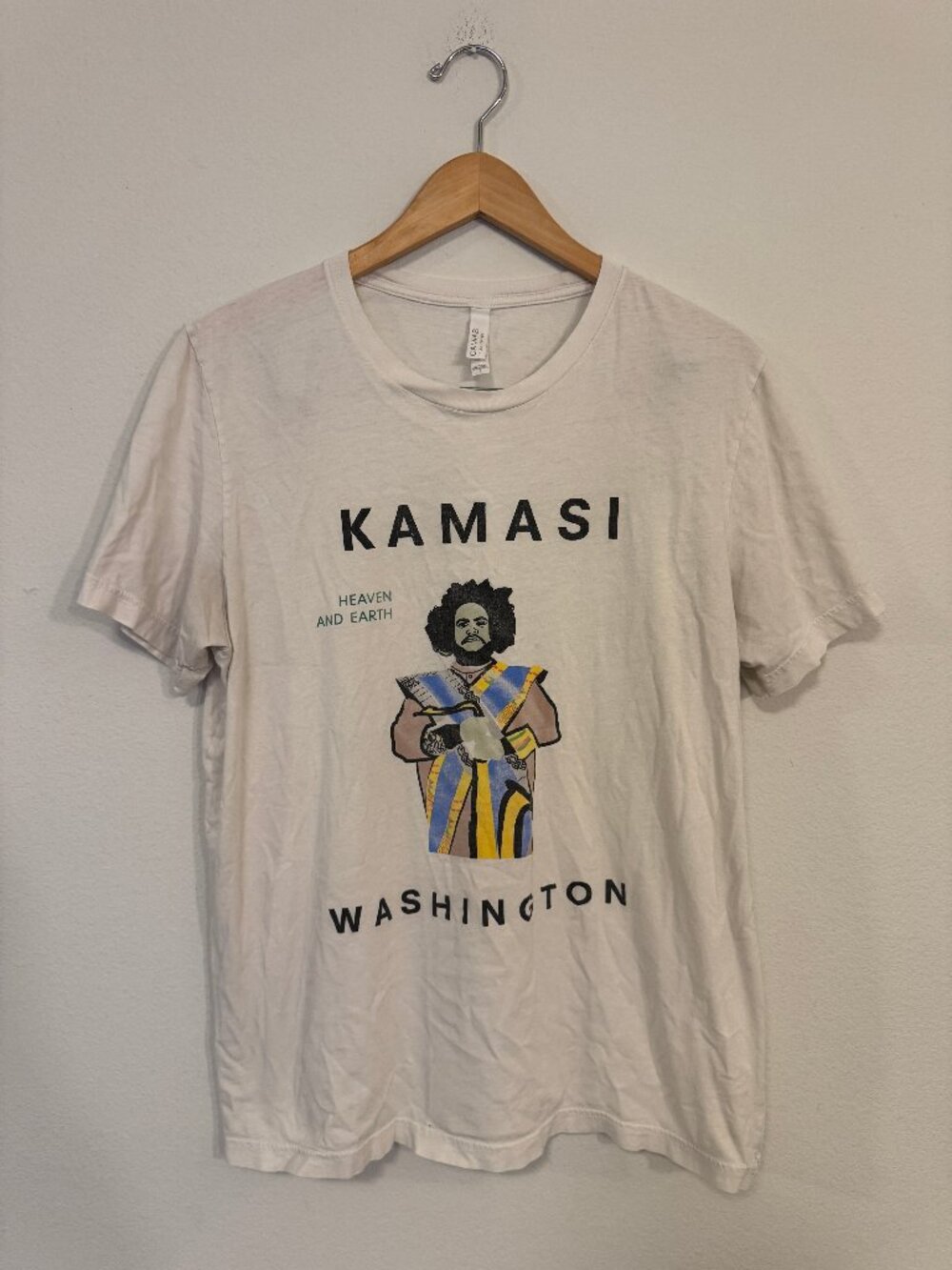 Kamasi Washington Heaven & Earth Album Graphic T-Shirt White Large